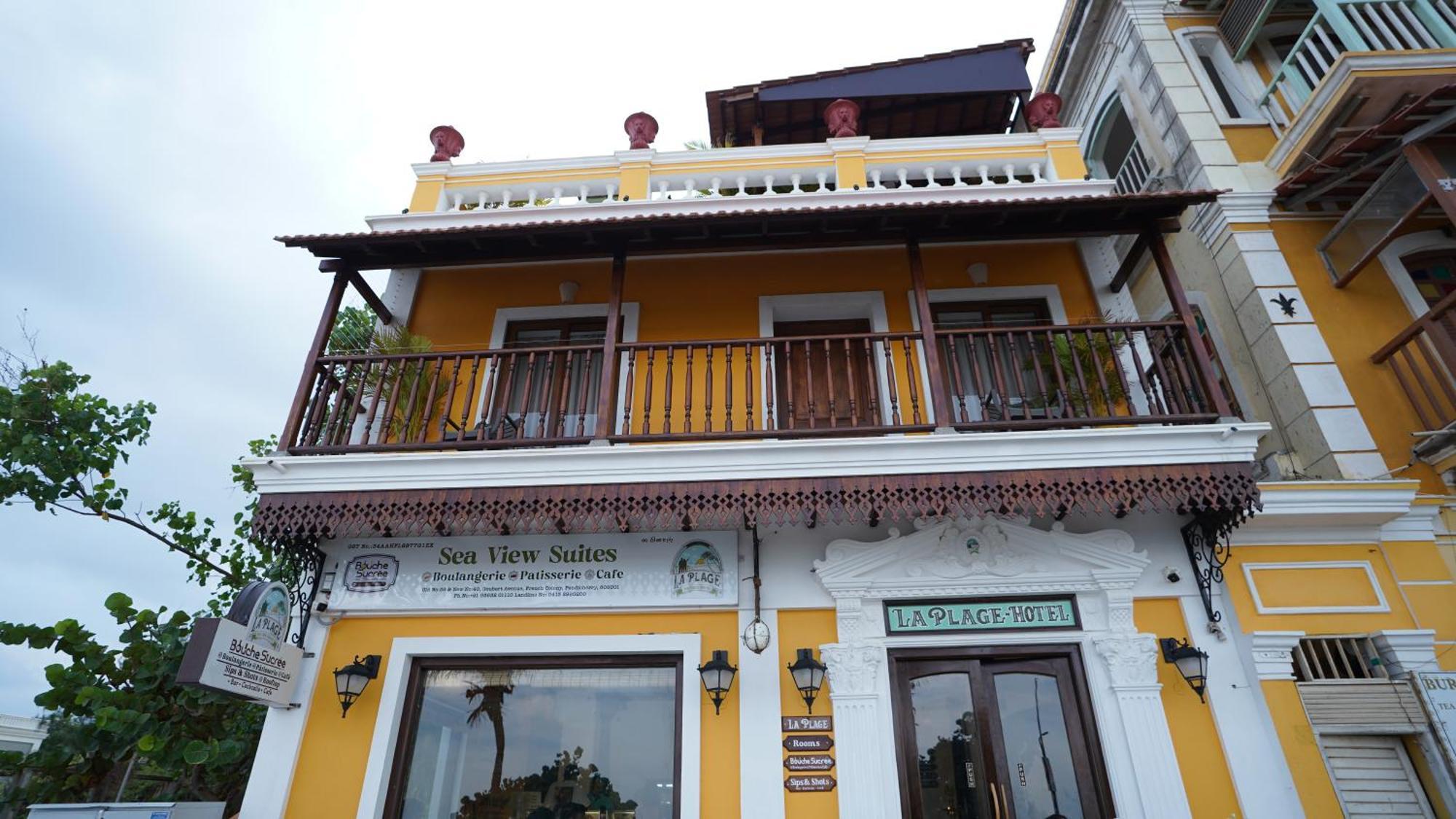 La Plage Seaview Suites Pondicherry Exterior foto